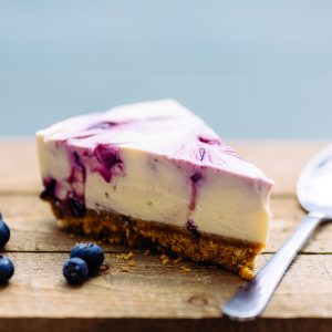Blueberry cheesecakes
